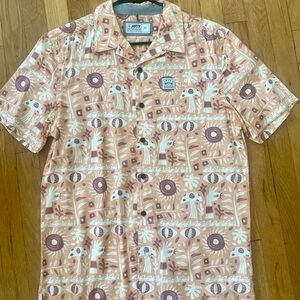 Men's Jetty dockside Peach buttondown Shirt